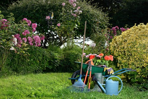 Logo or banner representing Gardening Services Ilford and commitment statement